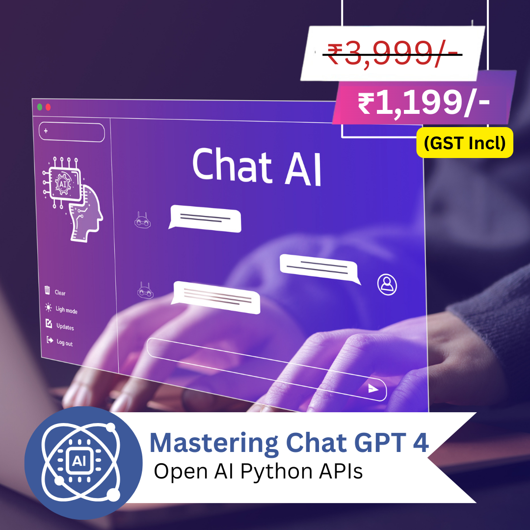 Mastering Chat GPT 4 and OpenAI Python APIs.