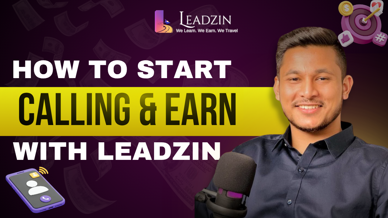 Calling and earn strategy thumbnail - LeadzIn tutorial